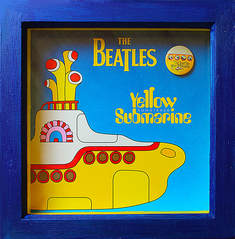 yellow submarine beatles box frame